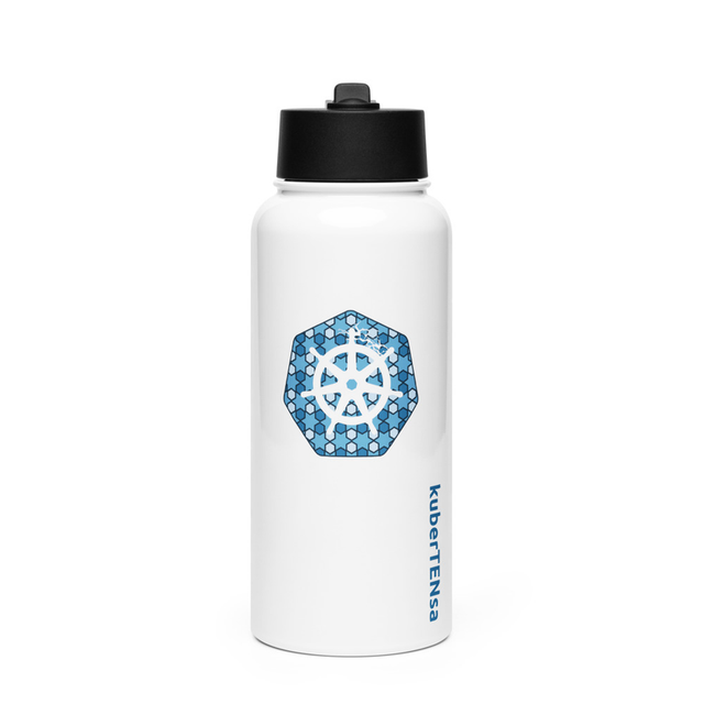 One style kuberTENsa Stainless steel water bottle with a straw lid